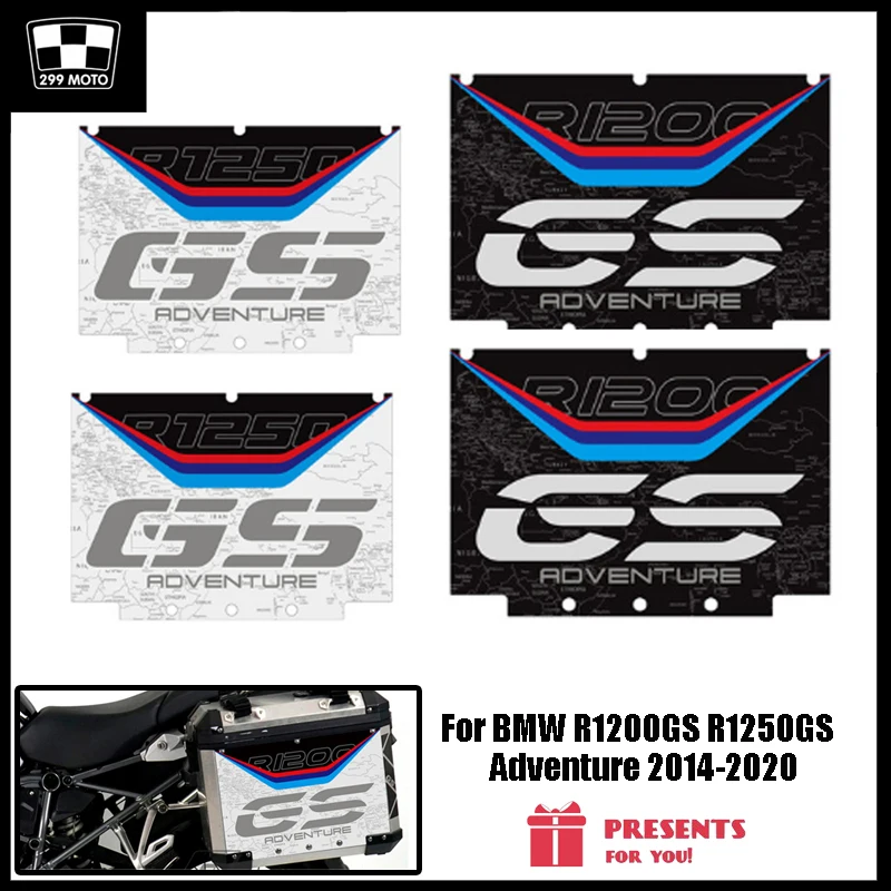 

For BMW R1200GS, R1250GS, Adventure 2013-2018, Motorcycle Reflective Cover R1200 ADV Side Trunk Sticker