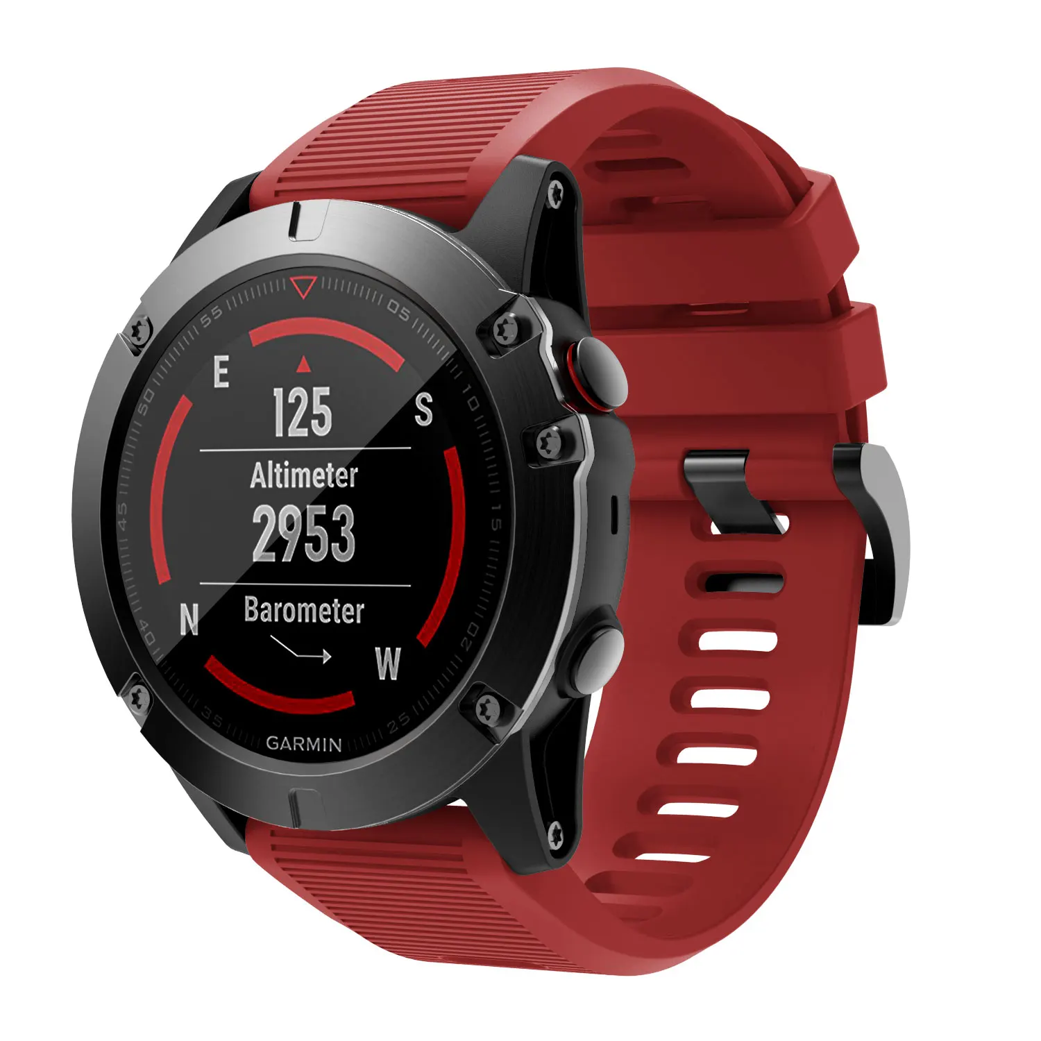 Ремешок силиконовый для Garmin Fenix 5/5s/5x Plus/6/6s/6x Pro, быстросъемный спортивный браслет, браслет для наручных часов, 20/22/26 мм