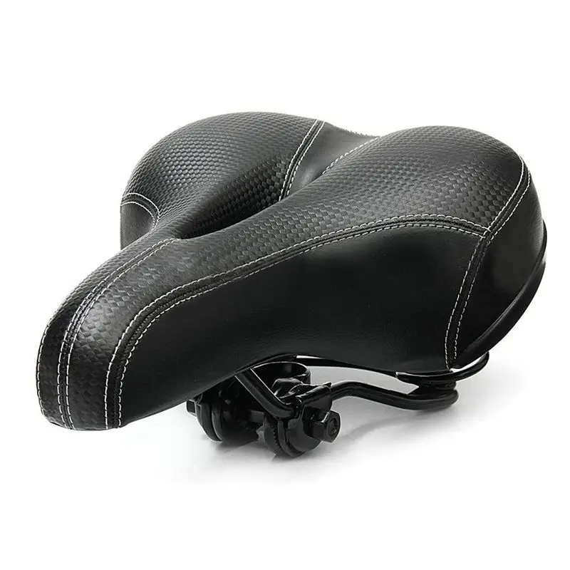 1pc Extra Wide Comfy Cushioned Universal Bicycle Gel Saddle Bike Seat Soft Padded ZXY1076