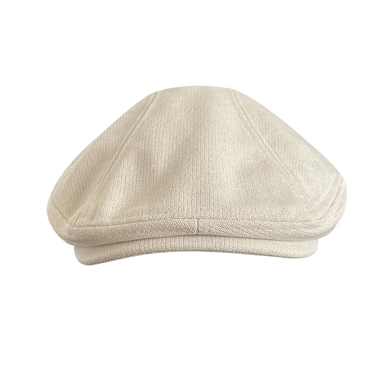 Spring And Summer Casual Men Flat Summer Linen Beret Hat Women  Breathable Cap Duckbill Driving Hats BLM325