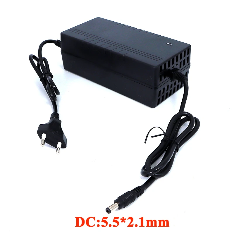 VariCore 60V 3A 18650 Lithium battery Pack Charger 16String Constant current constant voltage 67.2V Polymer Charger DC 5.5*2.1mm