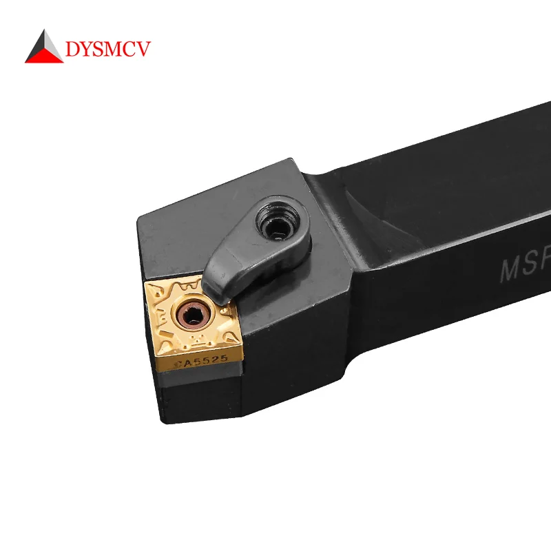 MSRNR2525M12-herramientas de corte de torno de Metal, portaherramientas de torneado externo, 150mm, 75 grados, 1 pieza