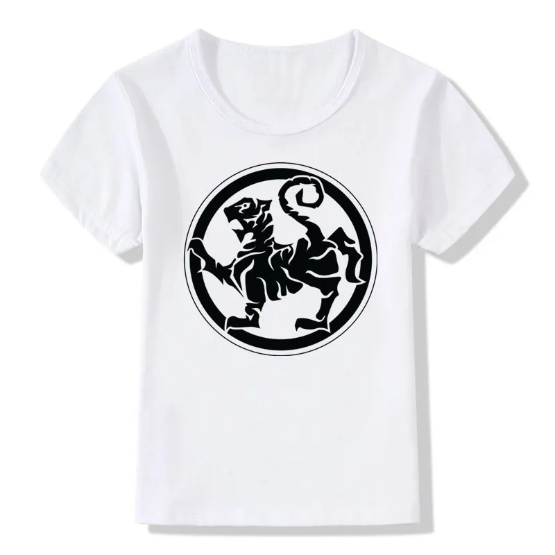 Boys&Girls Print Japanese Kanji Shotokan Karate T-shirt Children Anime Summer T shirt Kids Tops Baby Clothes,ooo718