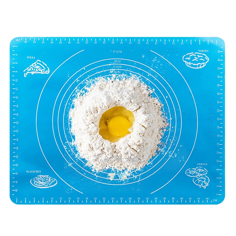 

50*40cm Silicone Baking Mat Sheet Baking Mat for Rolling Dough Macaroo Pizza Dough Non-Stick Maker Kitchen Holder Pastry