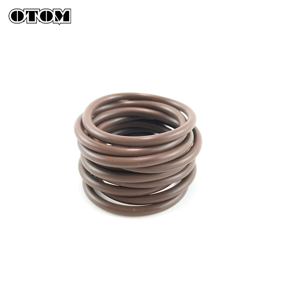 OTOM Motorcycle 10 Pcs Two-stroke Exhaust O-ring Engine Manifold Gasket Seal Fluorine Rubber 0770380030 For KTM SX XC 85 105 XCW