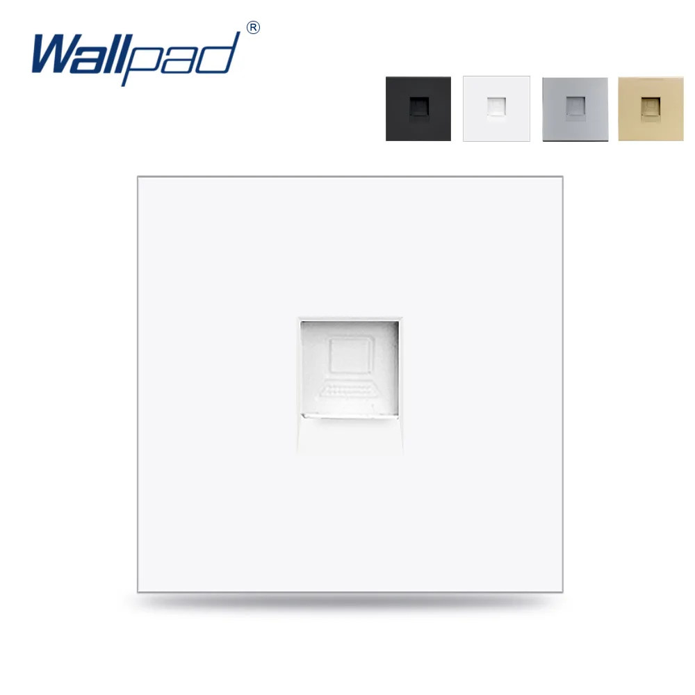 Wallpad Data Net Computer Socket RJ45 Wall Outlet Function Key For Module only 52*52mm