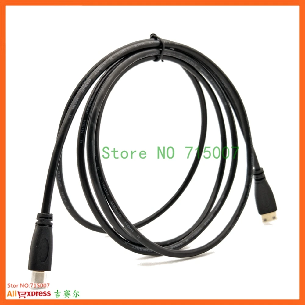 30cm 1Ft HD-compatible 1.4 Mini Male to Micro HD Male Video Cable Cord Type C to D Adapter High Quality For DV Phone