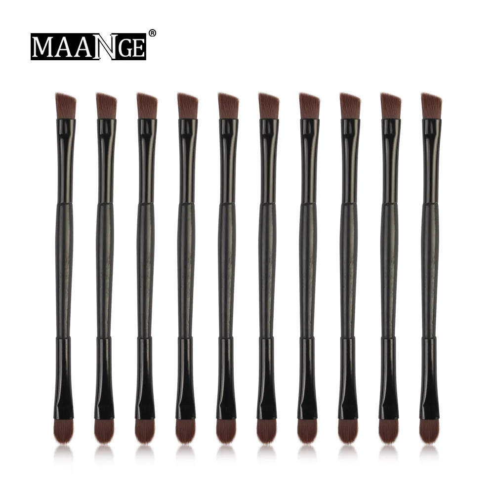 Factory Direct Sales MAANGE  Double-headed EyeShadow Brush Eye Brush Beauty Tools Makeup Brush Set Cosmetic Tool