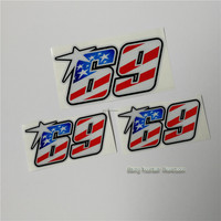 US flag Nicky Hayden No.69 sticker  motorcycle racing sticker helmet superbike motocross decal car reflective automobiles