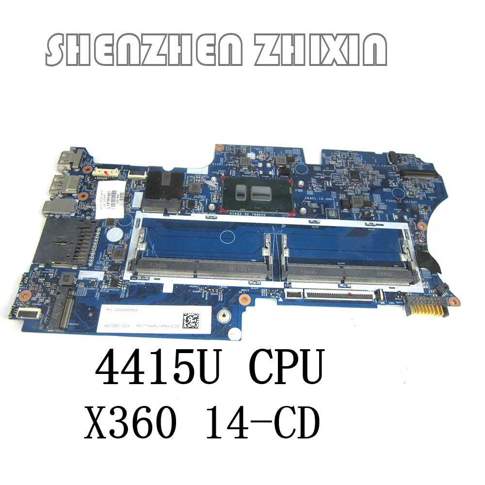 448.0E808.001A For HP Pavilion x360 14-CD0007ca 14-CD Laptop Motherboard 4415U CPU DDR4 L18169-601 17879-1A full test