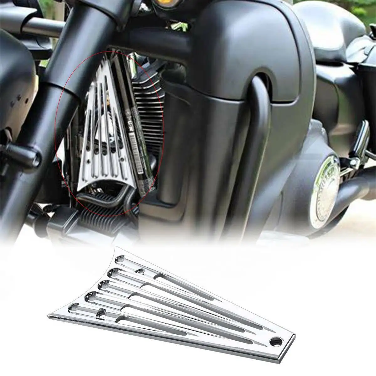 

Крышка для рамы мотоцикла для Harley Touring Road King Electra Glide Street Glide Road Glide 2014-2016 2015