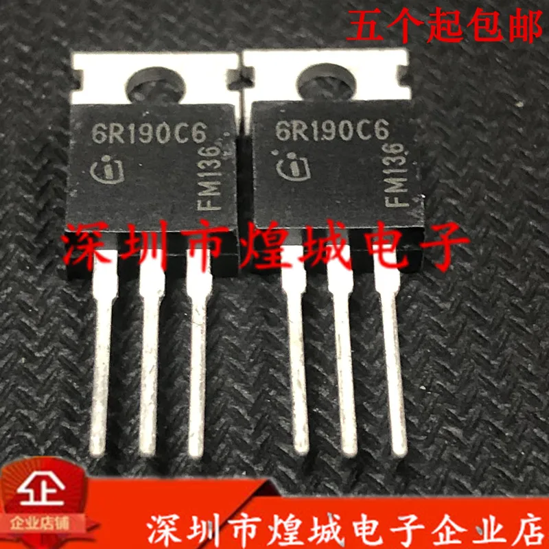 

5PCS/Lot 6R190C6 IPP60R190C6 ½ TO-220 650V 59A