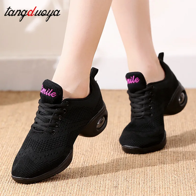 

Women's Dance Shoes Woman Jazz Dancing Shoes High-quality Fly Weaving Mesh Dance Sneakers Lady Modern Shoes Female Sports Shoes