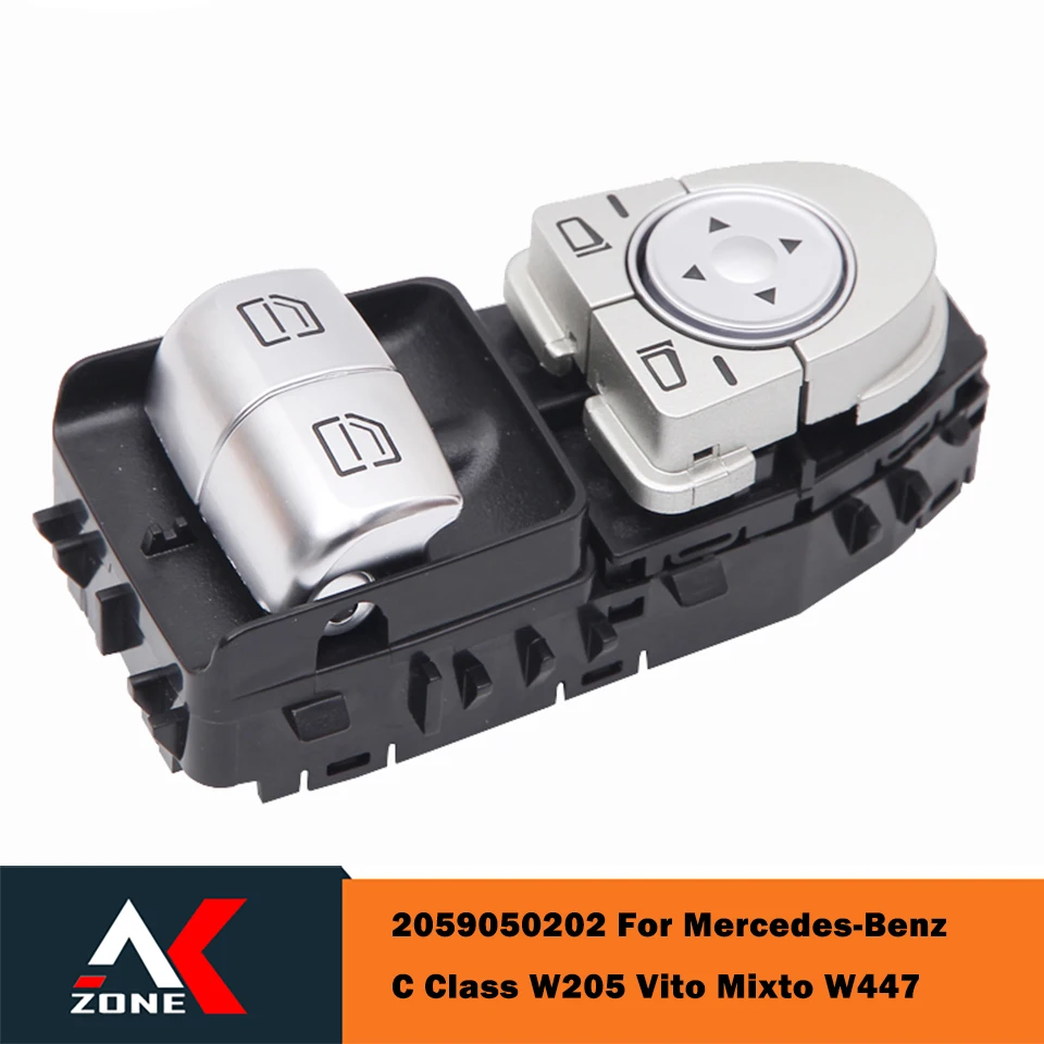 Window And Mirror Switch Console Fit For Mercedes-Benz C Class W205 Vito Mixto W447 2059050202 High Quality Car Accessories