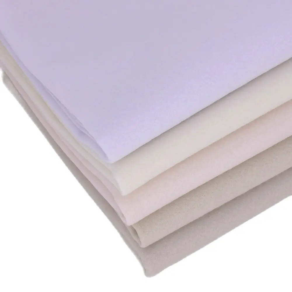 White&Beige Series Soft Felt Fabric,High Density,For Needlework DIY Sewing Dolls Crafts Non-woven Cloth 1 Pcs 45cmx110cm