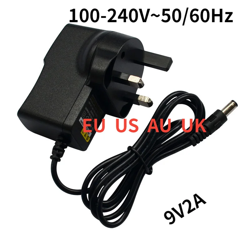 DC 9V 2A Lighting Transformer AC 100-240V Switching Power Supply   LED  Adapter for CCTV  Lamp