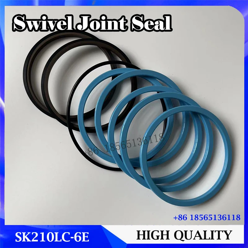 SK210LC-6E Center Joint Seal Kit YN55V00037F1 for Excavator Hydraulic Swivel Joint Oil Seal