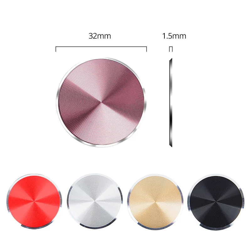 Metal Plate Disk for Magnetic Car Phone Holder Sticky Magnet Iron Sheet Phone Back Patch For Iphone Samsung Xiaomi  Accessories