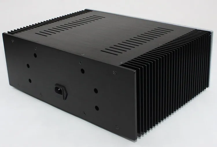 432x150x310mm Pure Hifi Chassis Luxury Aluminum Power Amplifier Case DIY Box DAC Enclosure Rear Class Tube Amplify Shell Audio