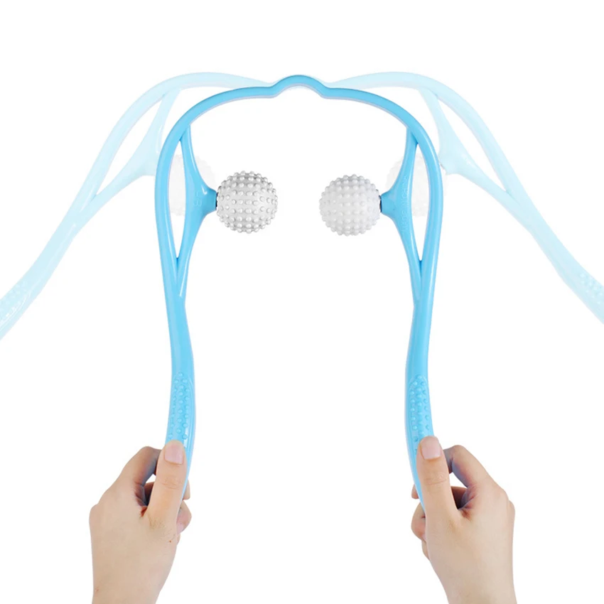 يده الأسطوانة مدلك الرقبة مدلك S شكل عرض قابل للتعديل الساقين الكتف مشبك تدليك الاسترخاء تدليك للياقة البدنية أدوات