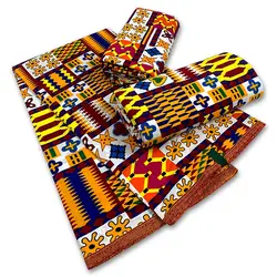 TisSU de haute qualité 2021 coton, tissu imprimé africain Ankara Batik Pdesktop, véritable avertissement, vent africain, 100% néerlandais, 6 mètres