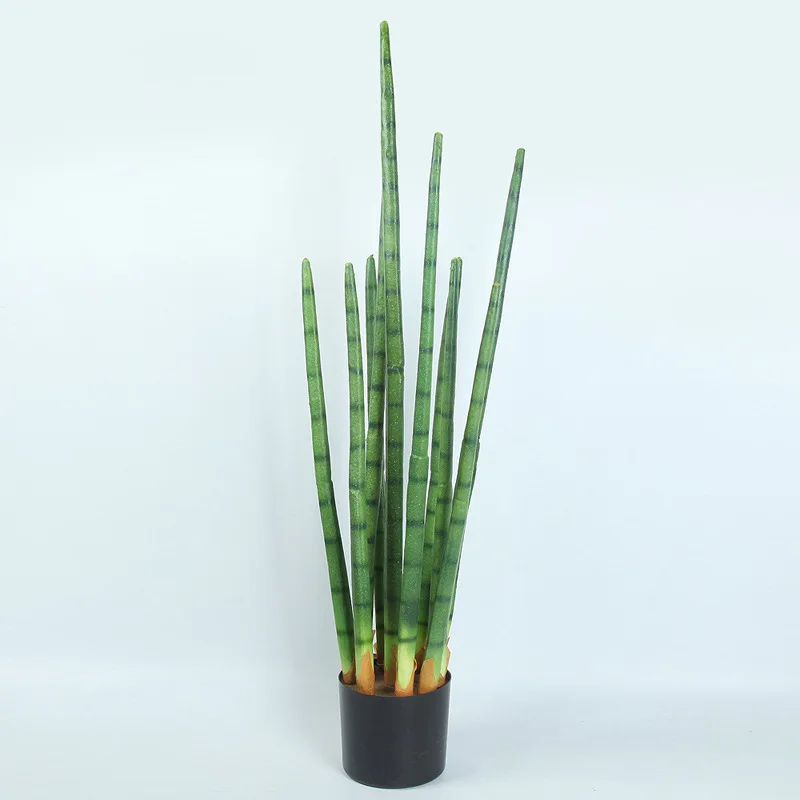 50CM-108CM Artificial Snake Grass Plants Tropical Rare Cactus Plastic Crafts Modeling Props Hotel Office Home Decor Accessories