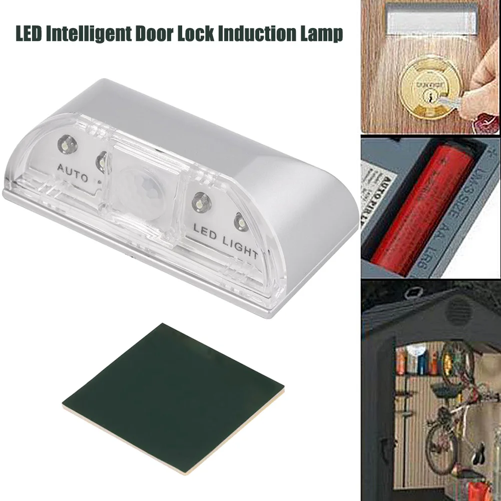 

4 LED Auto PIR Sensor LED Light Home Door Wireless Motion Detection Light LB88