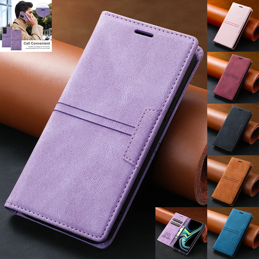 Wallet Style Anti-fall Dreamy Skin Feel Draws Leather Case For Samsung Galaxy S21/S20 Plus/Ultra/FE S10/S9/S8Plus S7 Note20 A03S