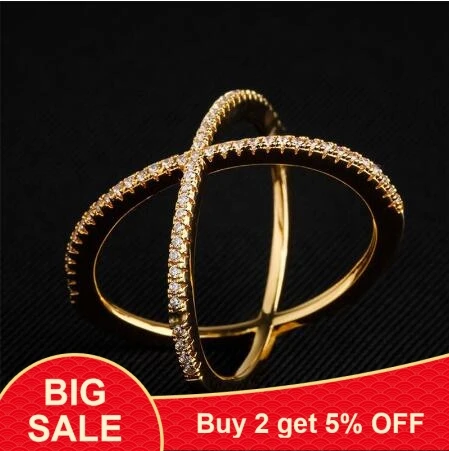 

Lovers Cross Promise Ring 925 sterling Silver Pave Diamond cz Engagement Wedding Band Rings For Women Jewelry