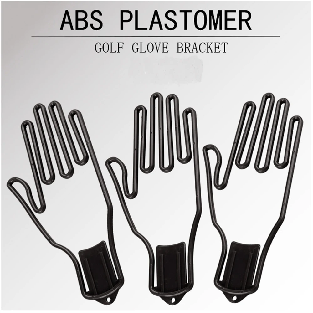 Golf Gloves Keeper With Diy Durable Plastic Stretcher Hanger Gloves Support Frame Rack Holder For Outdoor Sport Golfer