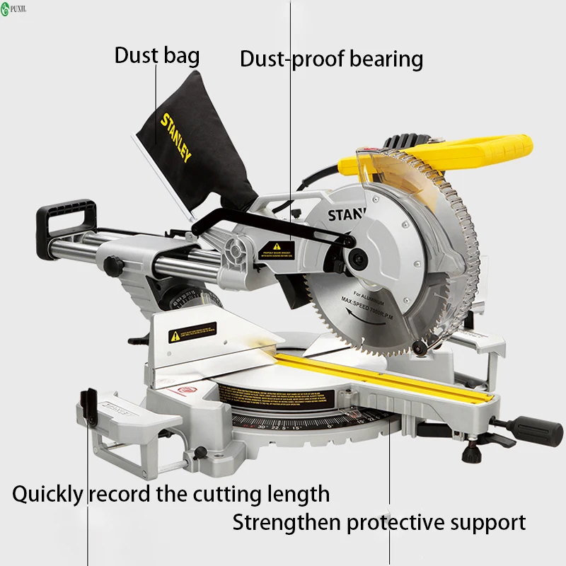 SM1800W miter saw for aluminum machine 45 degree aluminum machine cutting machine aluminum alloy cutting table saw