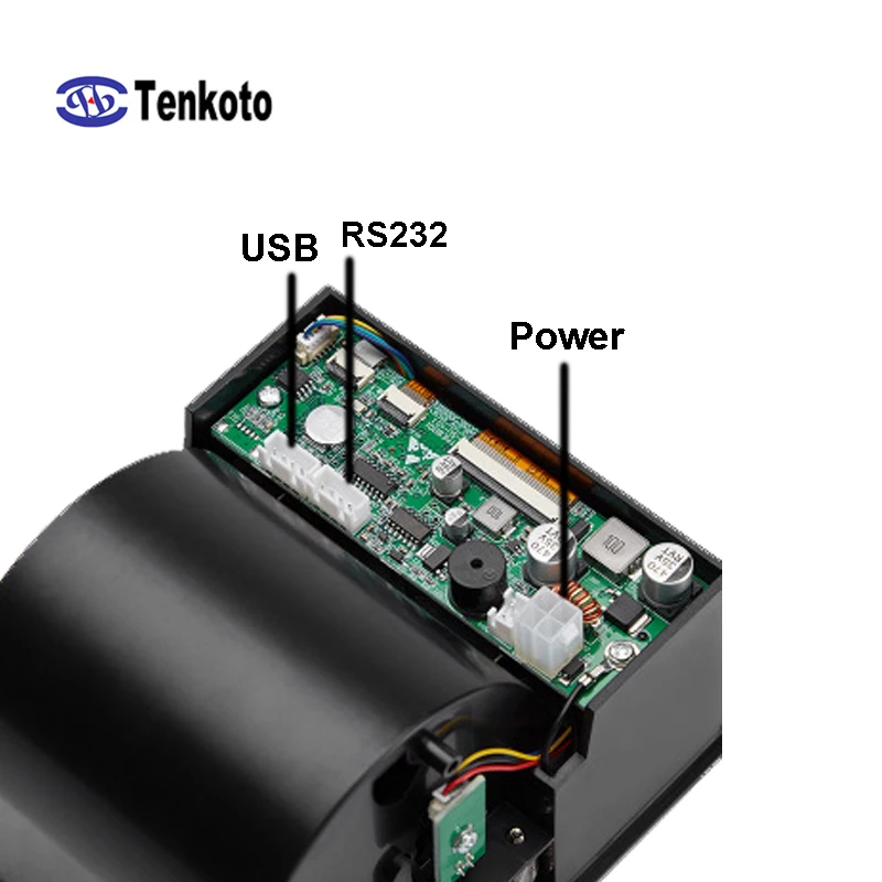 80mm Embedded Printer Module Vending Machine 3 Inch Serial RS232 And USB Ticket Printer For KIOSK