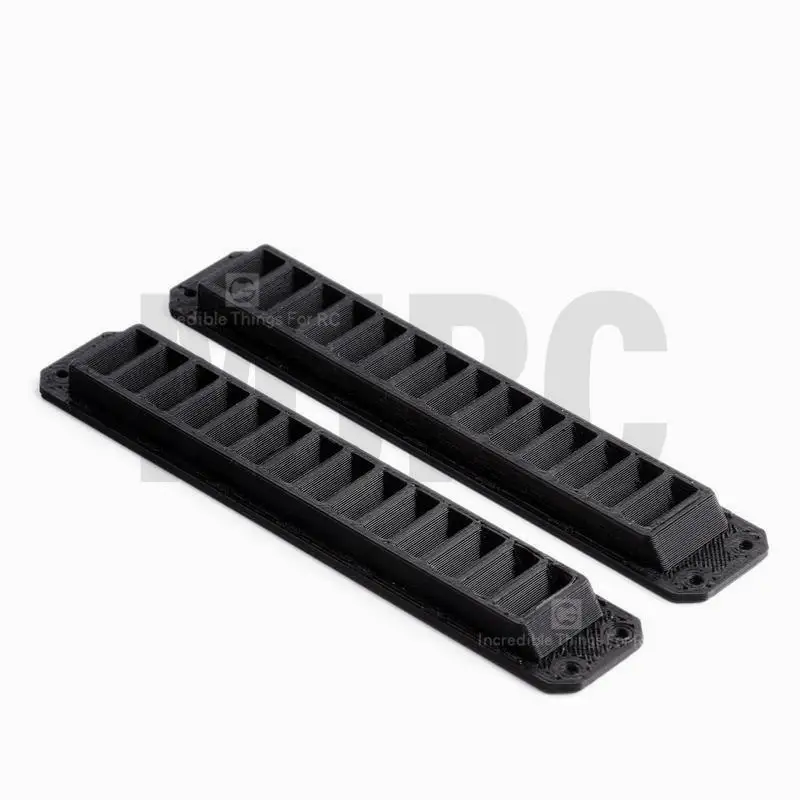 

Для 1/10 RC гусеничного автомобиля Traxxas TRX4 ТАКТИЧЕСКИЙ БЛОК Diy Запчасти Пластиковые черные боковые вентиляционные отверстия для охлаждения