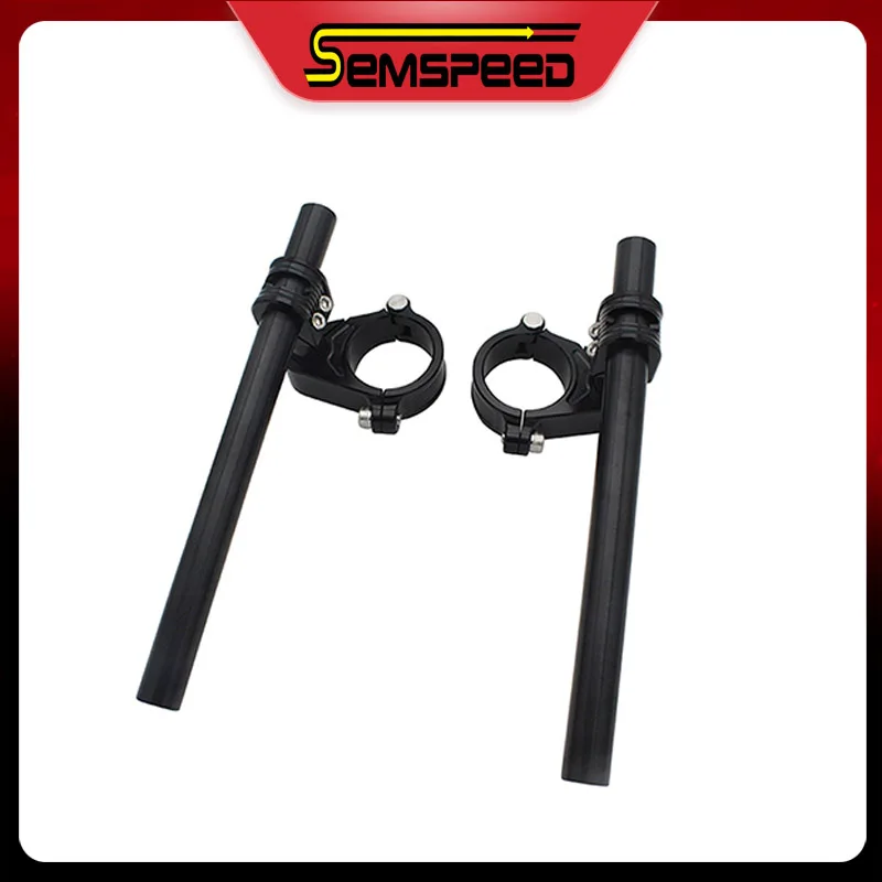 

Motorcycle Handlebar Racing Adjustable Solid CNC 48mm 51mm 53mm 58mm Clip On Ons Fork Handlebars Handle Bar Cafe Racer