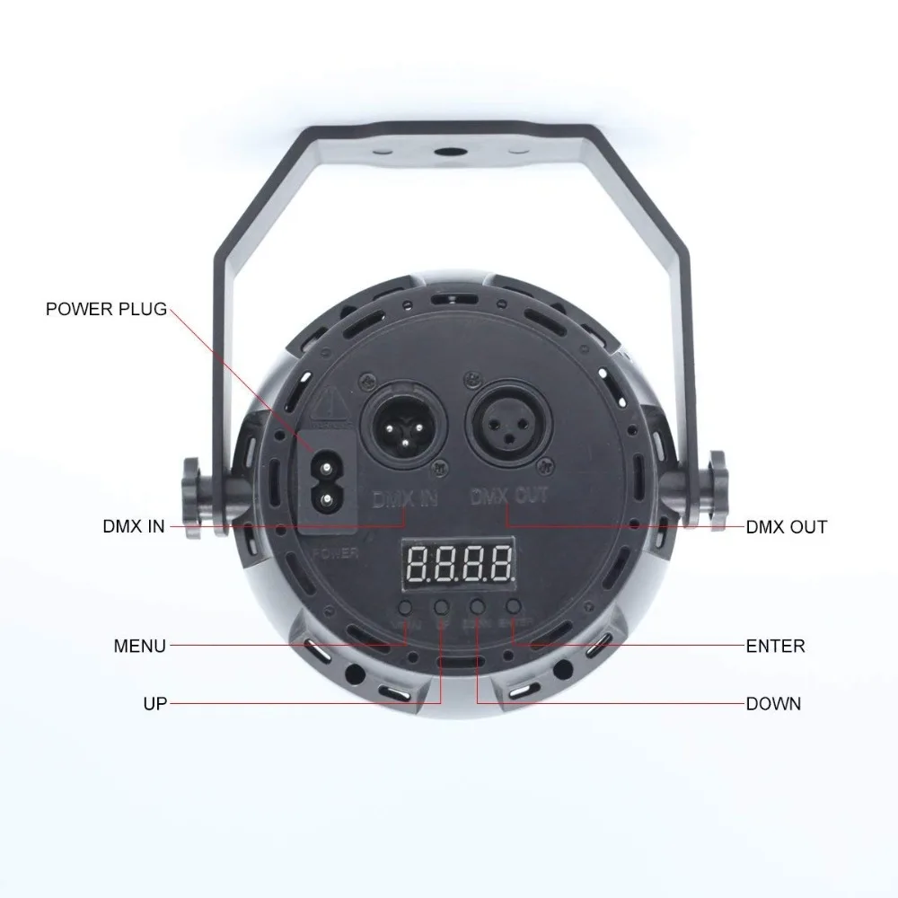 DMX512 Ultraviolet Lighting Effects 18 LED Stage Light Effect DMX Par Light UV Projector Spotlight Sound Activated Disco Light