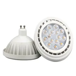 Lámpara LED regulable G53 GU10 AR111, SMD3030, 12w, 15w, QR111, ES111, foco de luz de rejilla, AC85-265V