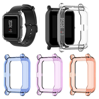 Protective Case Cover For Xiaomi Huami Amazfit Bip / Bip Lite Smartwatch Replacement TPU Protection cases  Wristband Accessories