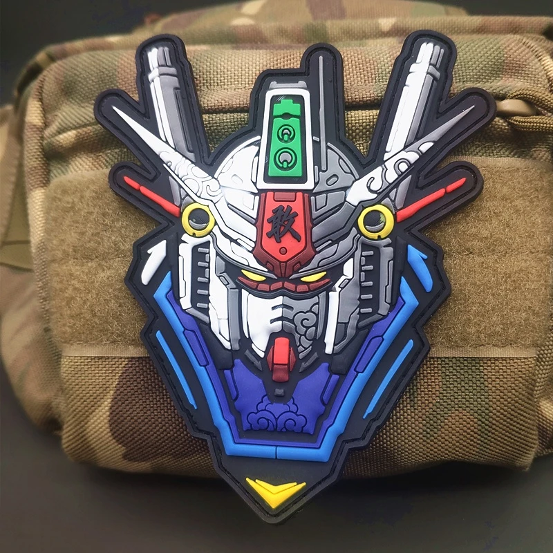 Imagem -03 - Dare Gp02 Tentar Luminosa 3d Pvc Remendos de Borracha Tático Militar Emblemas Capítulo Mochila Etiqueta para Roupas Decoração Diy Gp01