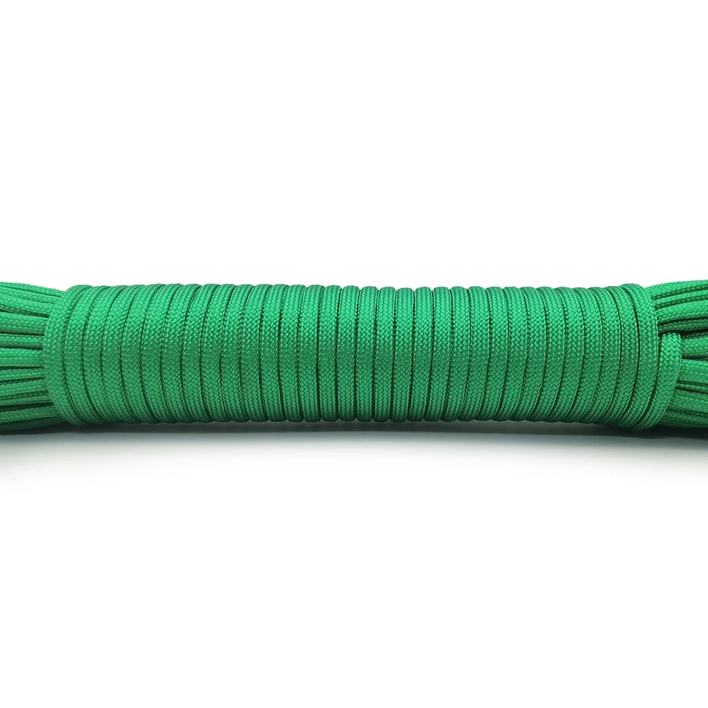 Neue Farben Hochwertiges Paracord 550 Seil Typ III 9-fädig 100FT Paracord Schnur Seil Überlebensset Großhandel für Wandern Camping