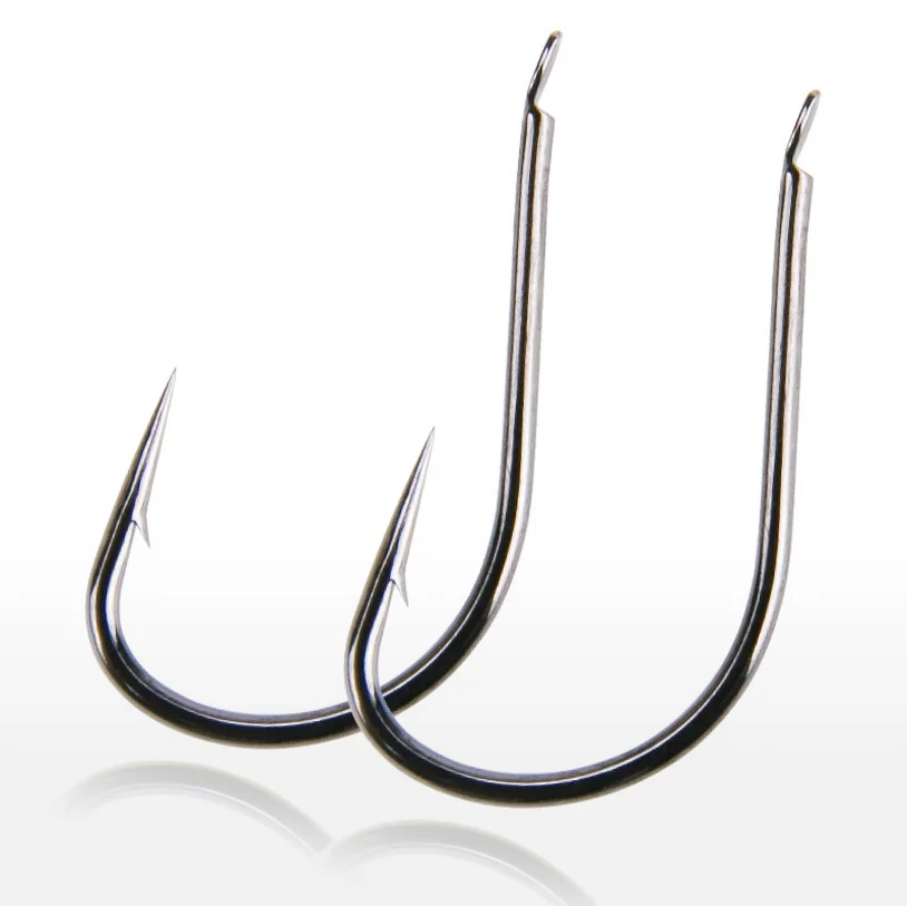 DYGYGYFZ 30pcs Black A Hook with Barb Tough Wear-resistant Hook Competitive Fishing Hook Hook