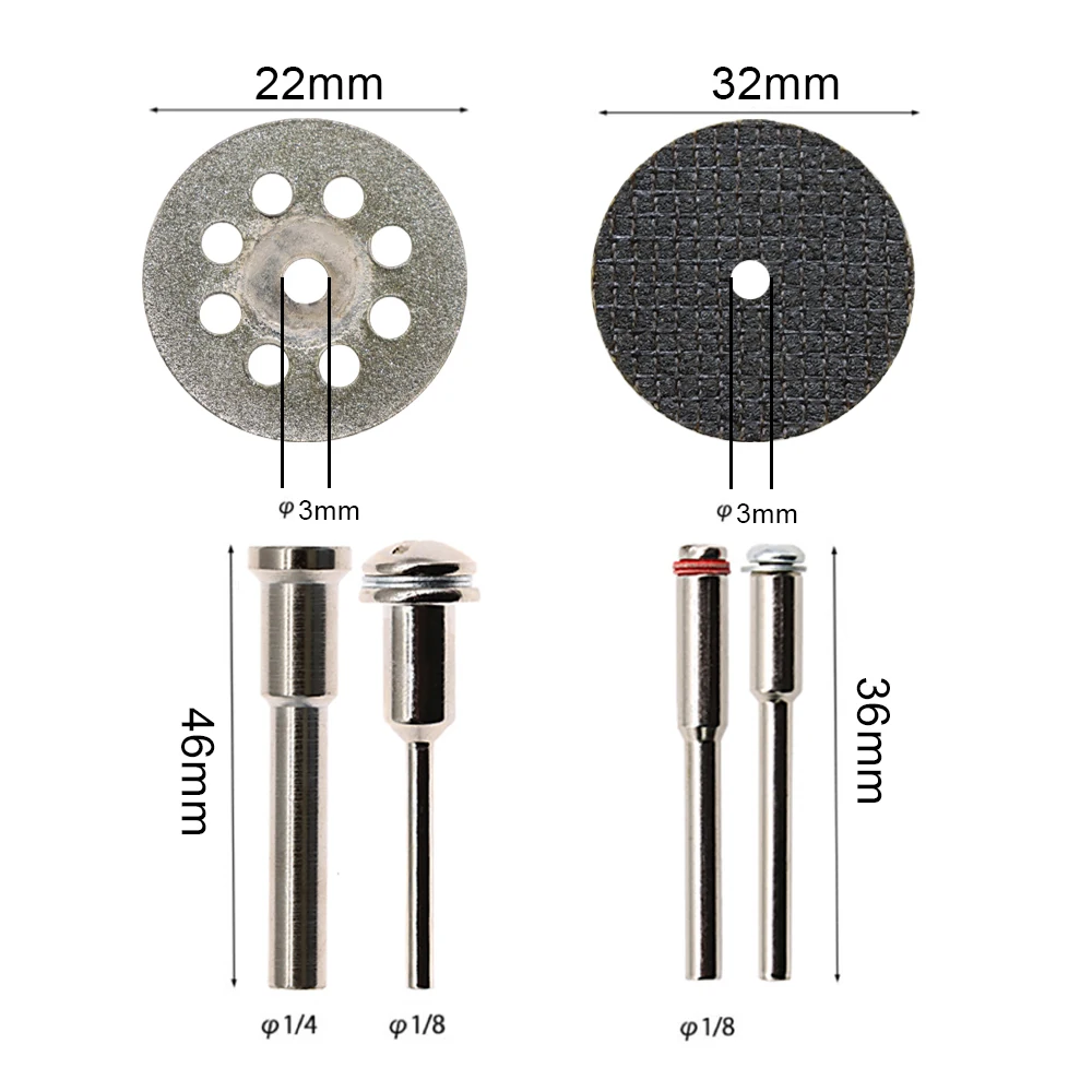 30/32 Pcs HSS lame per seghe circolari disco da taglio per legno lavorazione del legno diamante trapano per metallo utensile da taglio rotante accessori per elettroutensili