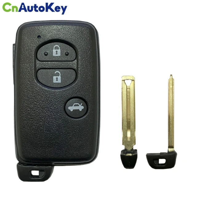 CN007168 Aftermarket For Toyota Avensis 2009+ Smart Key 3 Buttons B75EA P1 98 4D-67 Chip 433MHz 89904-05040 Keyless Go