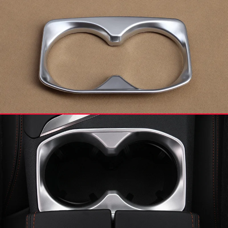 

Matte Interior Cup Holder Cover For Peugeot 3008 5008 2017-2021 Dashboard Accessories