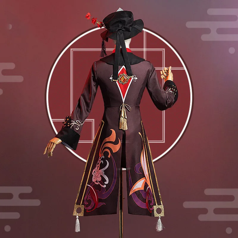 Game Genshin Impact Hutao Costume Wangsheng Hall Master full set of cosplay costumes