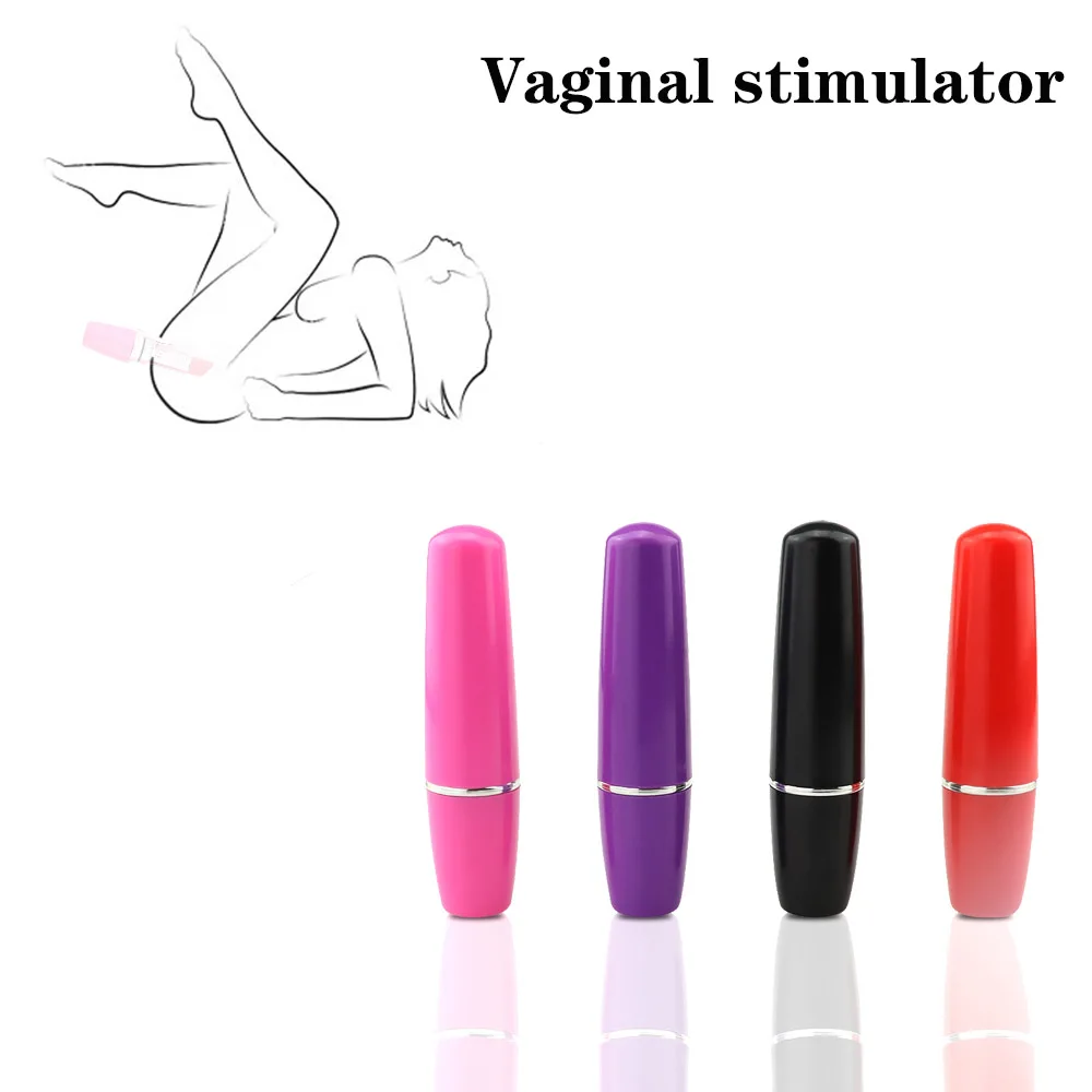 Mini Son Môi Máy Rung Âm Đạo Massage Dương Vật Giả Đồ Chơi Tình Dục Cho Người Phụ Nữ AV Dính Giới Tính Sản Phẩm Nhỏ Đạn Máy Rung Âm Vật Máy Kích Thích