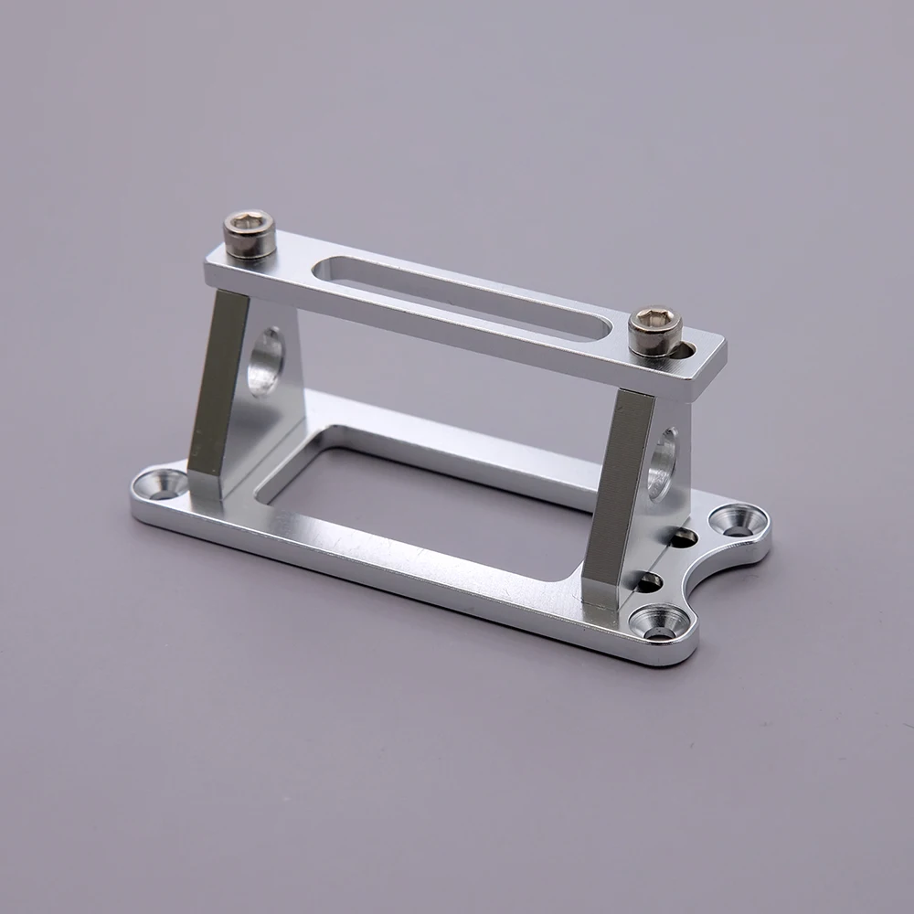 CNC Aluminum Alloy Servo Adjustable Install Holder Mount For RC Airplane Boat Car MG995 Corona DS558HV Servo Bracket