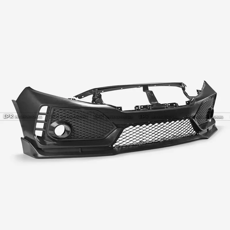 For 10th Generation Civic FC/FK7 TR Style Fiber Glass Front Bumper Trim Body Kit Tuning Part For FC FK7 FRP Bumper Racing