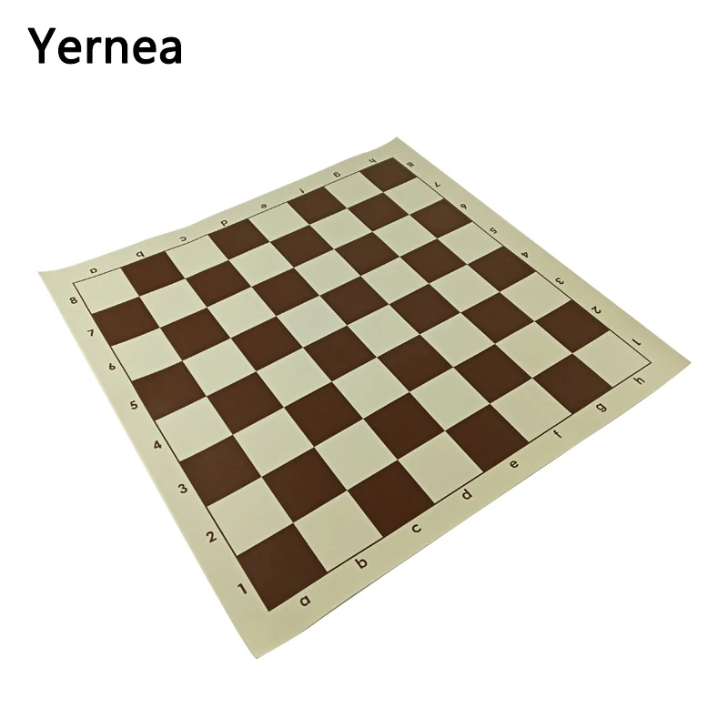 High-quality Chessboard Set 43*43 Cm PVC Chess Pieces Game Accessories Portable Soft Chess Board Standard Chessboard