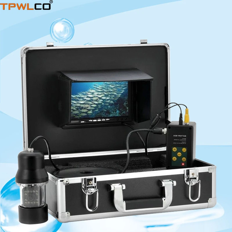 

TPWLCO TP8200 7inch Underwater LCD Video 360 Degree View Waterproof Camera With DVR Function 20m Cable For Ice/Sea Fishing