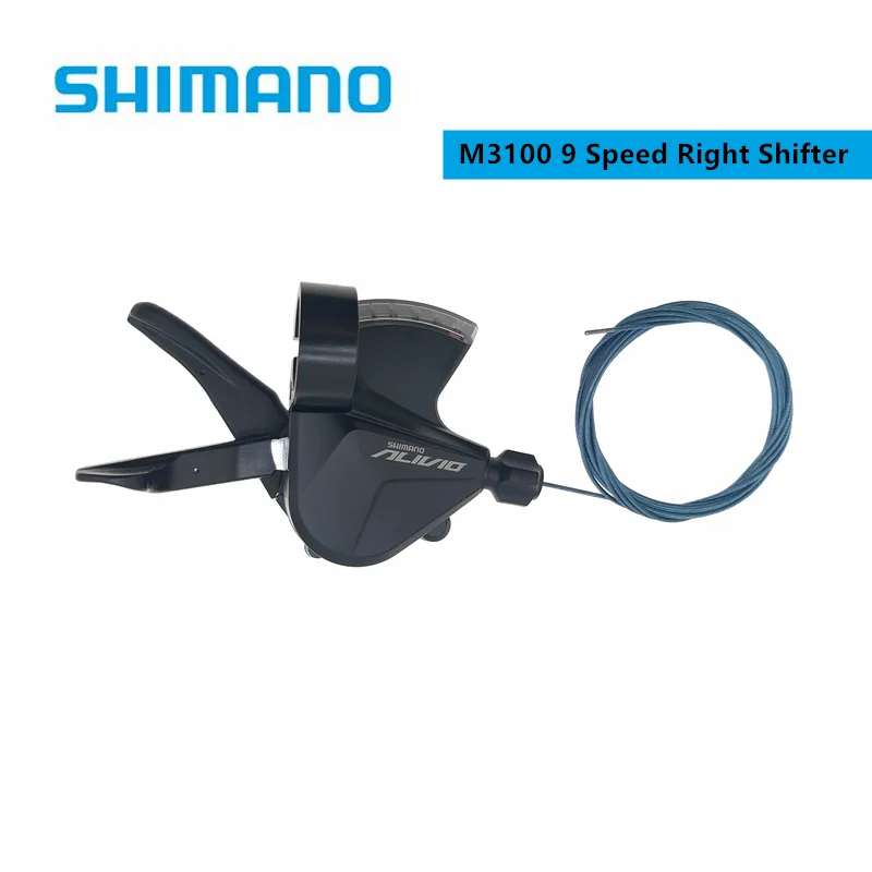 Shimano Alivio M3100 Right Shifter Lever With Rear Derailleur SL+RD 9 Speed Groupset For MTB Bicycle Mountain Bike